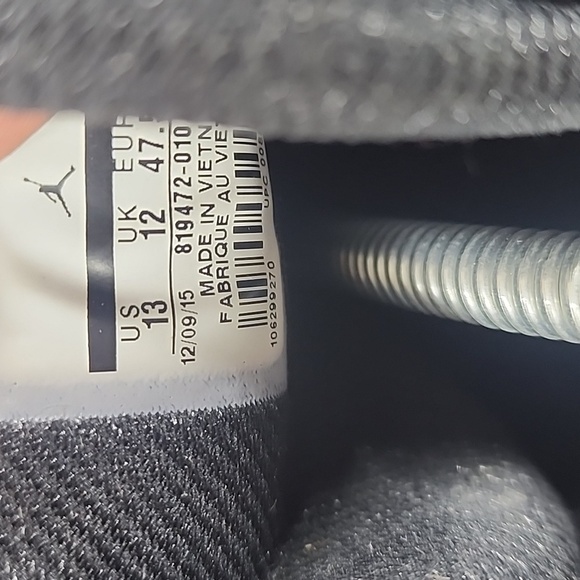 Jordan Flight Tradition Black and White Men's Sneakers 13 - Picture 6 of 7